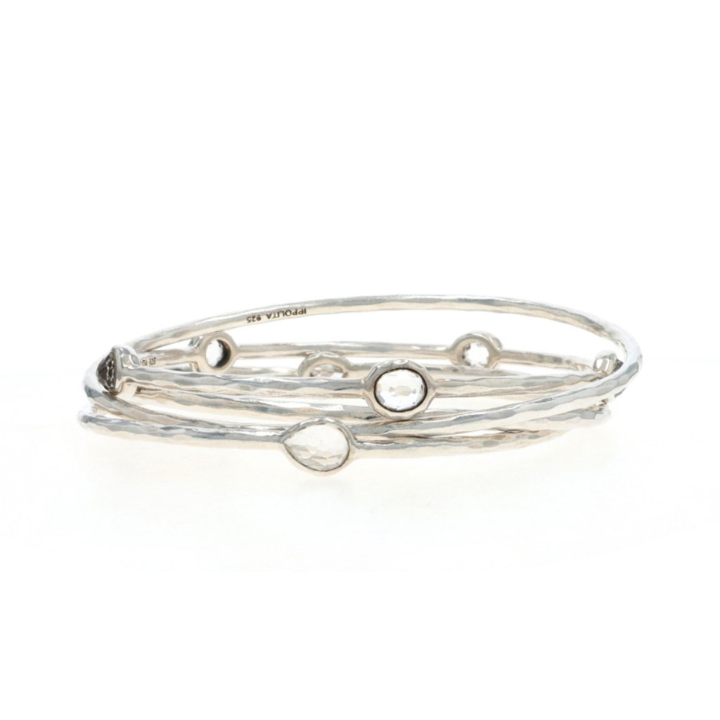 Ippolita Quartz Set Of 4 Bangle Bracelets 7 3/4